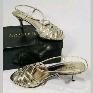 Lauren Ralph Lauren Tinah Platino Women's Heels